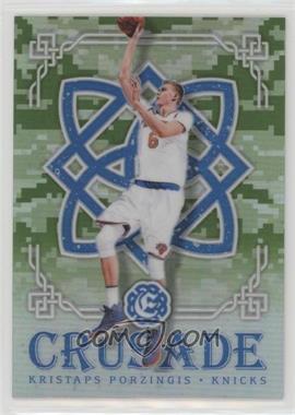 2016-17 Panini Excalibur - Crusade - Camo #41 - Kristaps Porzingis