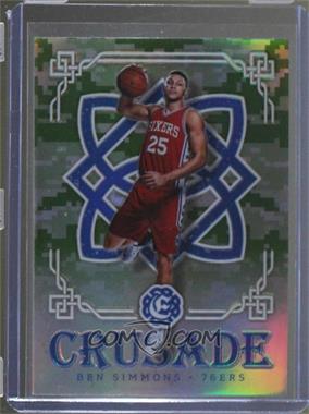 2016-17 Panini Excalibur - Crusade - Camo #91 - Ben Simmons