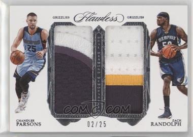 2016-17 Panini Flawless - Dual Diamond Memorabilia #DD-PR - Chandler Parsons, Zach Randolph /25