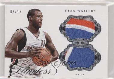 2016-17 Panini Flawless - Dual Patches #DPT-DI - Dion Waiters /15