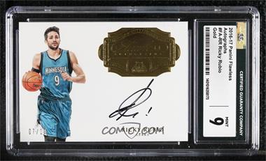 2016-17 Panini Flawless - Flawless Autographs - Gold #FA-RR - Ricky Rubio /10 [CGC 9 Mint]