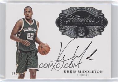 2016-17 Panini Flawless - Flawless Autographs #FA-KMI - Khris Middleton /25