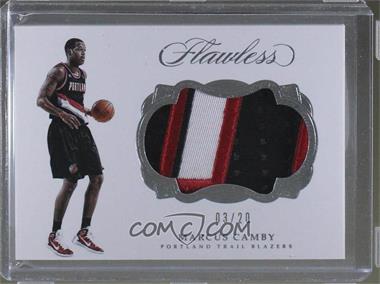 2016-17 Panini Flawless - Patches #P-MCM - Marcus Camby /20