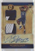 Rookie Jersey Autographs Double Prime - Deyonta Davis #/25