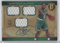 Rookie Jersey Autographs Triple Prime - Demetrius Jackson #/25