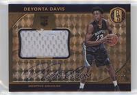 Rookie Jersey Autographs Jumbos Prime - Deyonta Davis #/25