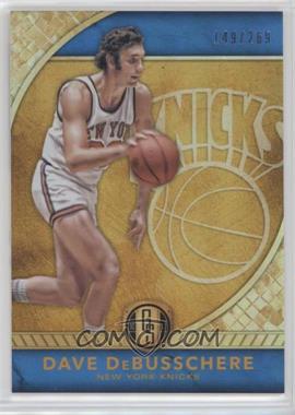 2016-17 Panini Gold Standard - [Base] #182 - Dave DeBusschere /269