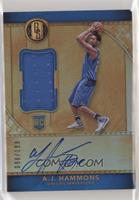 Rookie Jersey Autographs - A.J. Hammons [EX to NM] #/199