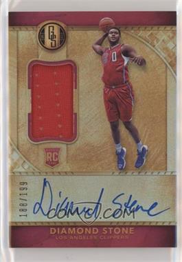 2016-17 Panini Gold Standard - [Base] #231 - Rookie Jersey Autographs - Diamond Stone /199