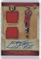 Rookie Jersey Autographs Double - Denzel Valentine #/149