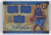 Rookie Jersey Autographs Triple - A.J. Hammons #/99