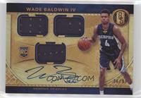 Rookie Jersey Autographs Triple - Wade Baldwin IV #/99