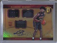 Rookie Jersey Autographs Triple - DeAndre' Bembry #/99