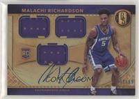 Rookie Jersey Autographs Triple - Malachi Richardson [EX to NM] #/99