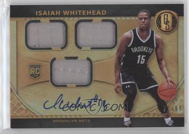 2016-17 Panini Gold Standard - [Base] #296 - Rookie Jersey Autographs Triple - Isaiah Whitehead /99