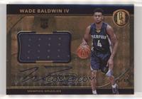 Rookie Jersey Autographs Jumbos - Wade Baldwin IV #/49