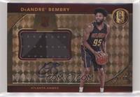 Rookie Jersey Autographs Jumbos - DeAndre' Bembry #/49