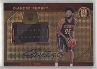 Rookie Jersey Autographs Jumbos - DeAndre' Bembry #/49