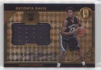 Rookie Jersey Autographs Jumbos - Deyonta Davis #/49