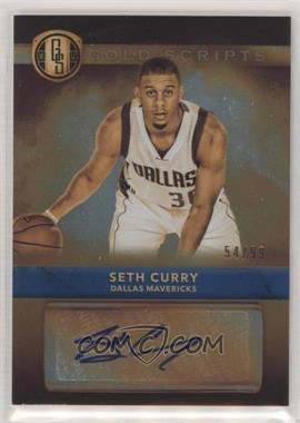 2016-17 Panini Gold Standard - Gold Scripts #9 - Seth Curry /99