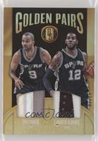 LaMarcus Aldridge, Tony Parker [Noted] #/15