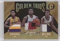 D'Angelo Russell, Justise Winslow, Myles Turner #/15