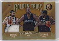 Marc Gasol, Vince Carter, Zach Randolph #/49