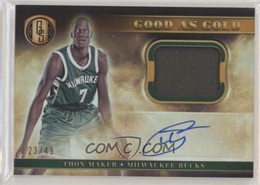 2016-17 Panini Gold Standard - Good as Gold Autographs #14 - Thon Maker /49