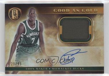 2016-17 Panini Gold Standard - Good as Gold Autographs #14 - Thon Maker /49