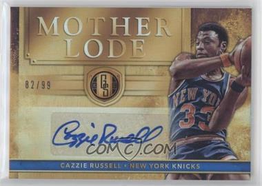 2016-17 Panini Gold Standard - Mother Lode #57 - Cazzie Russell /99