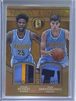 Juan Hernangomez, Malik Beasley #/25