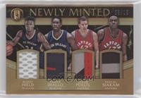 Buddy Hield, Cheick Diallo, Jakob Poeltl, Pascal Siakam #/15