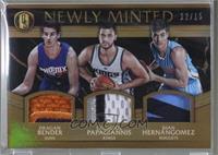 Dragan Bender, Georgios Papagiannis, Juan Hernangomez [Noted] #/15