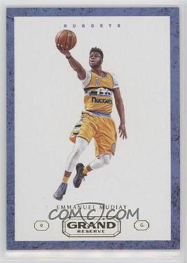 2016-17 Panini Grand Reserve - [Base] #52 - Emmanuel Mudiay