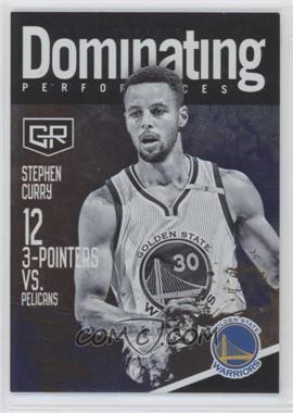 2016-17 Panini Grand Reserve - Dominating Performances #11 - Stephen Curry