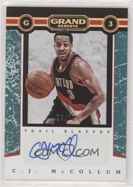 2016-17 Panini Grand Reserve - Grand Autographs - Marble #10 - C.J. McCollum /10