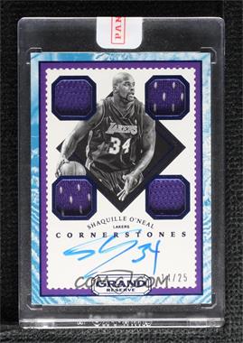 2016-17 Panini Grand Reserve - Legendary Cornerstones - Quartz #3 - Shaquille O'Neal /25 [Uncirculated]