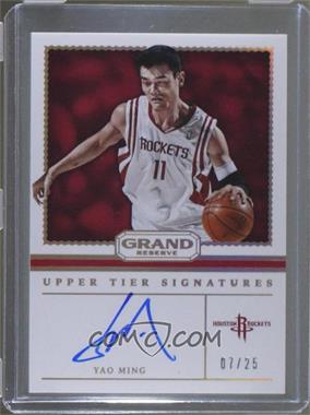 2016-17 Panini Grand Reserve - Upper Tier Signatures #22 - Yao Ming /25