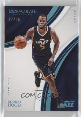 2016-17 Panini Immaculate Collection - [Base] - Blue #84 - Rodney Hood /35
