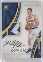 Rookie Patch Autographs - Marshall Plumlee #/40