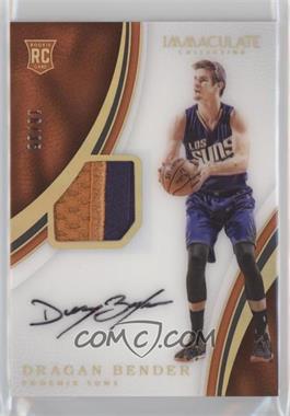 2016-17 Panini Immaculate Collection - [Base] - Jersey Number #127 - Rookie Patch Autographs - Dragan Bender /35