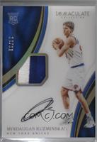 Rookie Patch Autographs - Mindaugas Kuzminskas [Noted] #/91