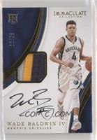 Rookie Patch Autographs - Wade Baldwin IV #/99