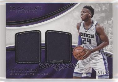 2016-17 Panini Immaculate Collection - Dual Materials #DM-BH - Buddy Hield /99