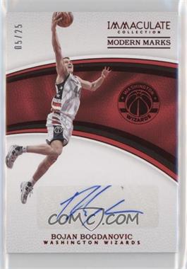 2016-17 Panini Immaculate Collection - Modern Marks Autographs - Red #MM-BBO - Bojan Bogdanovic /25