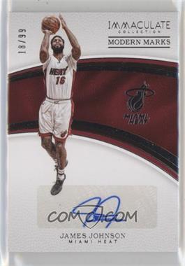 2016-17 Panini Immaculate Collection - Modern Marks Autographs #MM-JJO - James Johnson /99