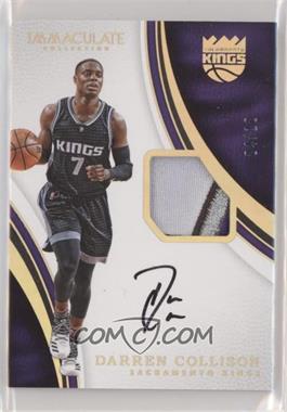2016-17 Panini Immaculate Collection - Patch Autographs - Gold #P-DC - Darren Collison /10