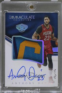2016-17 Panini Immaculate Collection - Premium Patch Autographs - Platinum #PP-AD - Anthony Davis /1