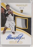 Patch Autographs - Ben Bentil #/10