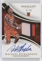 Patch Autographs - Malachi Richardson #/99